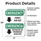 Signmission First Aid Kit Bilingual, 7 in W x Rectangle, Vinyl Decal OS-2PACK-EM-D-710-L-10320 - alternate 3